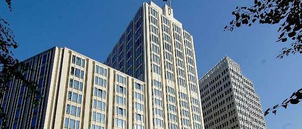 Das Beisheim-Center am Potsdamer Platz: Der Sitz der Stiftung Neue Verantwortung.