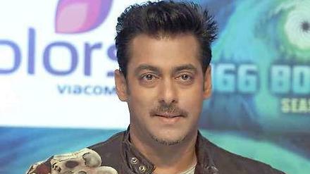 Bollywood-Star Salman Khan. 