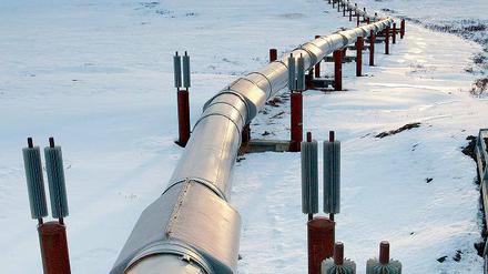 Pipeline in der Arktis