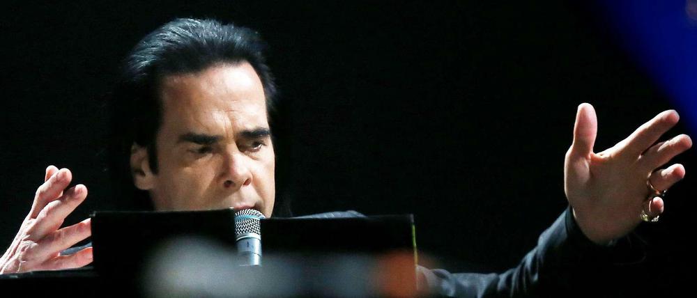 Nick Cave am Mittwochabend im Friedrichstadtpalast.