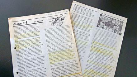 Der Göttinger "Buback-Nachruf" von 1977. Der umstrittene Artikel (Titel: "Buback - ein Nachruf") in der Studentenzeitung "Göttinger Nachrichten" wurde von einem anonymen linken Studenten verfasst, dersich als sogenannter "Stadtindianer" verstand und sich nach einem Apachenstamm "Ein Göttinger Mescalero" nannte.