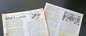 Der Göttinger "Buback-Nachruf" von 1977. Der umstrittene Artikel (Titel: "Buback - ein Nachruf") in der Studentenzeitung "Göttinger Nachrichten" wurde von einem anonymen linken Studenten verfasst, dersich als sogenannter "Stadtindianer" verstand und sich nach einem Apachenstamm "Ein Göttinger Mescalero" nannte.