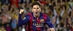 Lionel Messi machte am Mittwochabend den Unterschied gegen den FC Bayern München