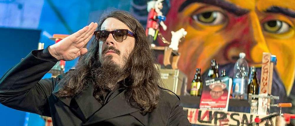 Jonathan Meese 2014 in München.