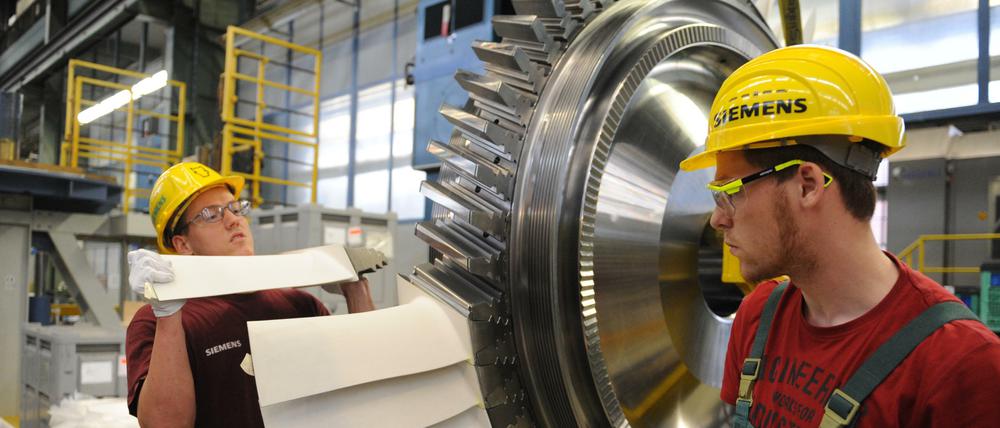 Im Gasturbinenwerk von Siemens sollen weitere Jobs wegfallen.