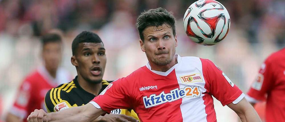Voller Einsatz. Michael Parensen spielt seit 2009 beim 1. FC Union.