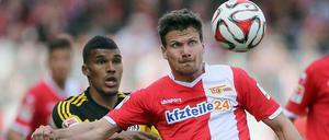 Voller Einsatz. Michael Parensen spielt seit 2009 beim 1. FC Union.