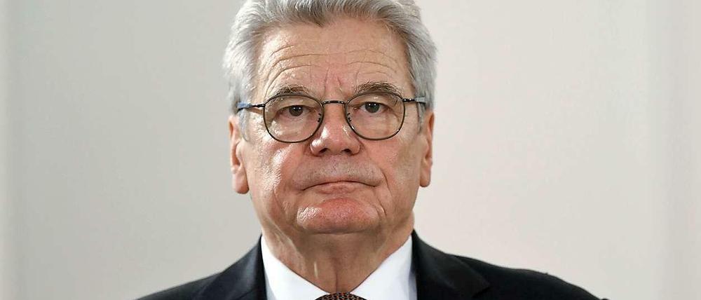 Äußert Verständnis für griechische Forderungen nach Reparationen. Bundespräsident Joachim Gauck.