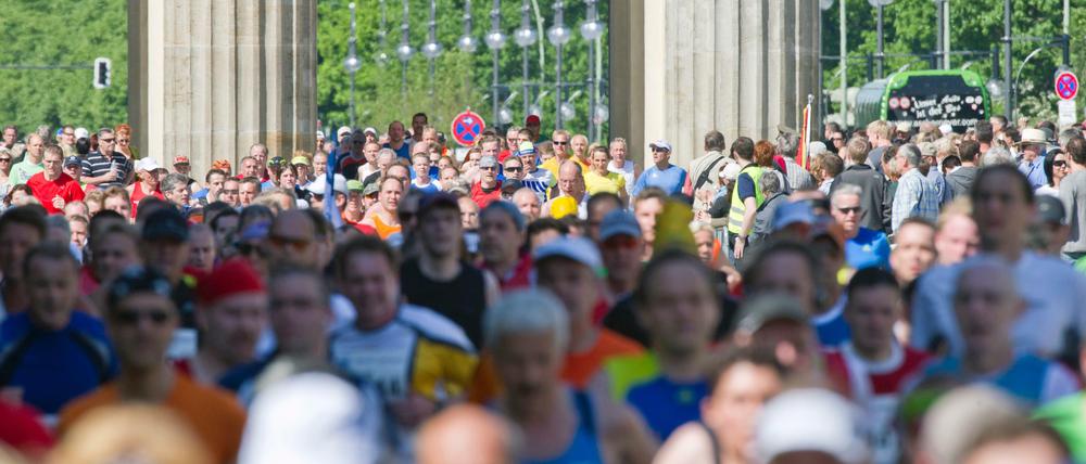 Jährlich nehmen Tausende Läufer am Big 25 durch Berlin teil.