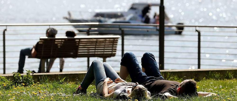 Bis zu 27 Grad: In Deutschland wird es heute sommerlich.