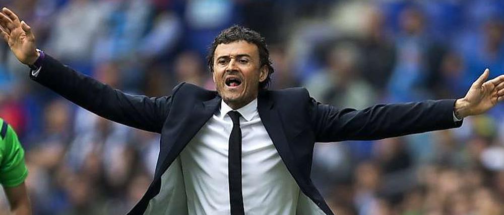 Evoluzzer. Trainer Luis Enrique hat Barças Stil verändert.