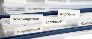 Alle Steuern werden geschätzt.