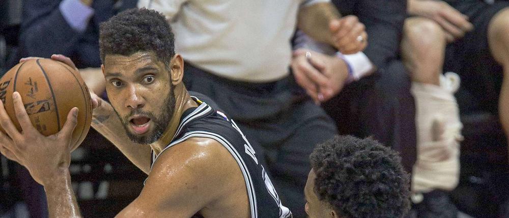 Tim Duncan ist 39 Jahre alt und kann noch immer mit den besten Spielern in der NBA mithalten.