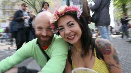 Ein Spitzensause - und leider ziemlich voll. Nicht jedem gefällt das beim Myfest.