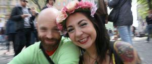 Ein Spitzensause - und leider ziemlich voll. Nicht jedem gefällt das beim Myfest.