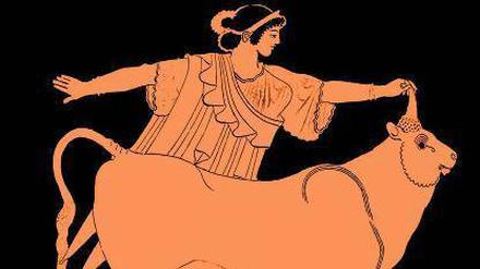 Prinzessin Europa und der Bulle. Wie auf dieser antiken Vase geht es derzeit in der EU zu: Die europäische Wirtschaft ist in Wachstumsstimmung, feiert den Bullenmarkt.