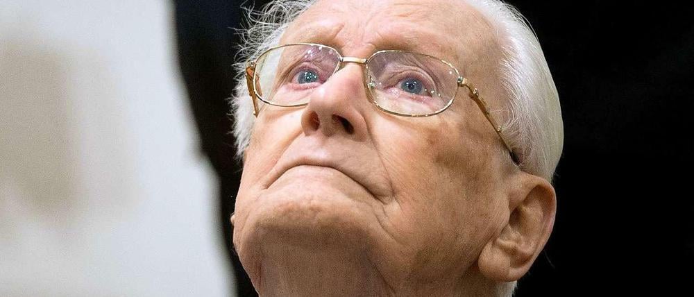Oskar Gröning vor Gericht.