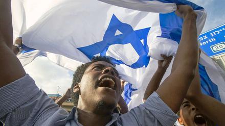 Am Wochenende protestierten äthiopische Juden in Israel. 
