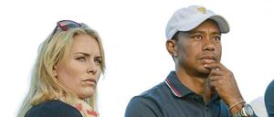 Zu viel Sport: Skistar Lindsey Vonn und Golf-Legende Tiger Woods.