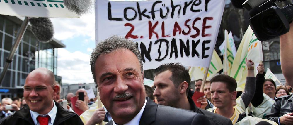 Claus Weselsky schließt ein vorzeitiges Ende des Bahn-Streiks nicht aus.