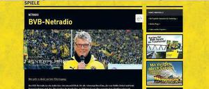 Wem der Fernseh-Kommentar nicht gefällt, der greift bei Live-Spielen auf das Netz-Radio zurück, zum Beispiel bei Spielen von Borussia Dortmund.