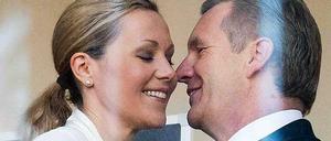 Offenbar wieder zusammen: Bettina und Christian Wulff. 