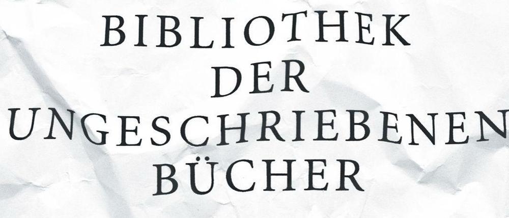 Ist der Titel nur ein Vermarktungselement? Hat nur der Autor Anspruch, ihn zu benennen? "Die Bibliothek der ungeschriebenen Bücher" über diesen schwierigen Spagat. 