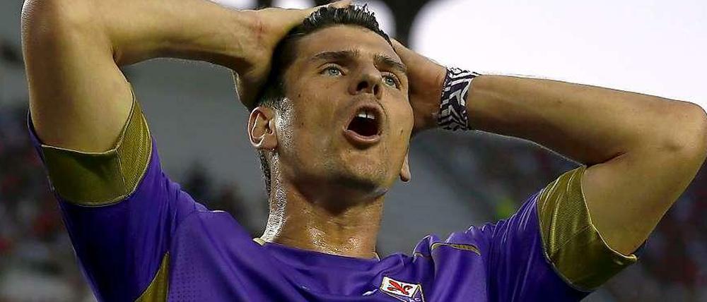 Fast schon ausgeschieden: Mario Gomez.