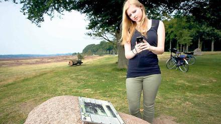 Frag den Stein. Die Codes fürs Smartphone weisen den Weg. 