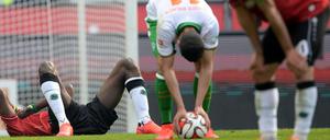 Niedergeschlagen: Auch im 15. Spiel in Folge konnte Hannover 96 nicht gewinnen.
