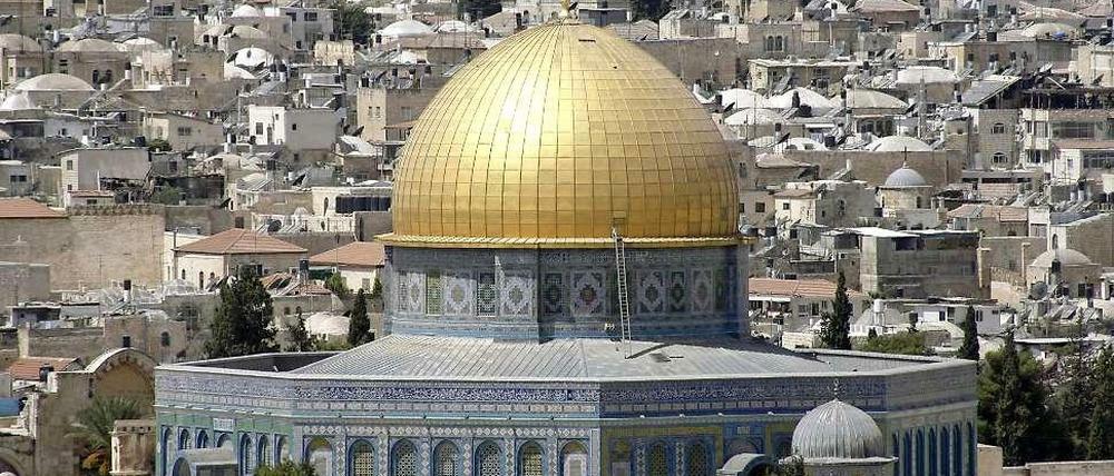 Eine Reise wert: Die Altstadt von Jerusalem mit Tempelberg und Felsendom.