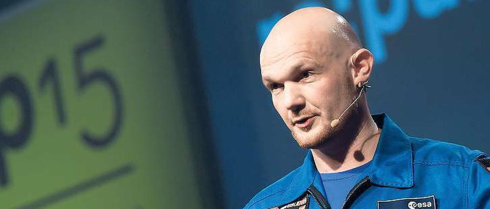 Umwerfend. Der Astronaut Alexander Gerst sprach bei der re:publica.