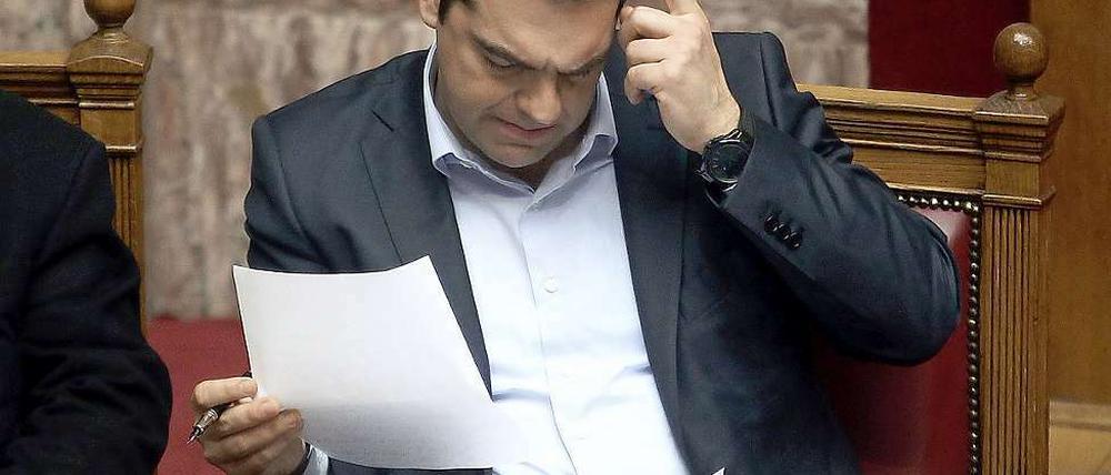 Alexis Tsipras muss dem IWF am Dienstag 770 Millionen Euro überweisen.