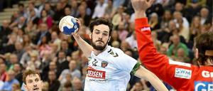 Zum großen Wurf angesetzt: Der EHF-Pokal könnte in der nahen Zukunft der vorerst letzte mögliche Titel für die Füchse Berlin sein.