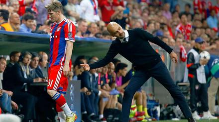Der Guardiola seiner Generation. Die Säulen der Bayern-Mannschaft kommen langsam in die Jahre – auch Bastian Schweinsteiger (l.).