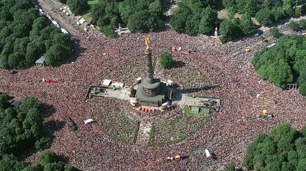 Der Tiergarten litt stark unter der Love Parade. 