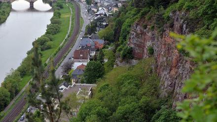 Am Fuße dieses Steilhangs wurden die sterblichen Überreste von Tanja Gräff gefunden.