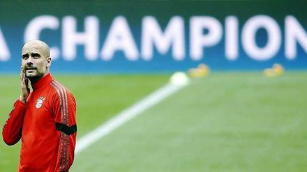 Nachdenklich: Pep Guardiola.