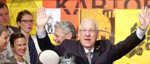 Ihr Auftritt, Herr Präsident. Reuven Rivlin im Kulturzentrum Pfefferberg in der Schönhauser Allee.