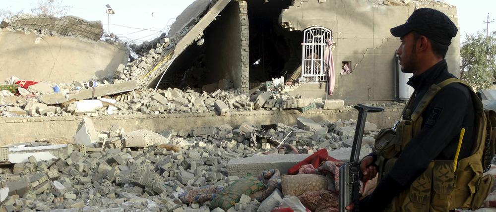 Viele Häuser in Ramadi wurden zerstört.