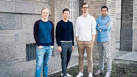 Die vier Gründer von Go Butler