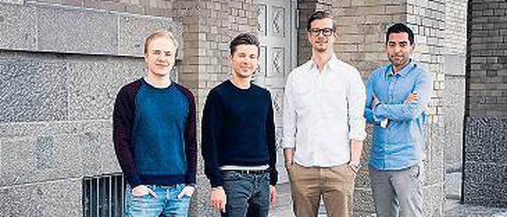Die vier Gründer von Go Butler