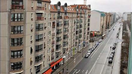 Die DDR-Bauten an der Wilhelmstraße .