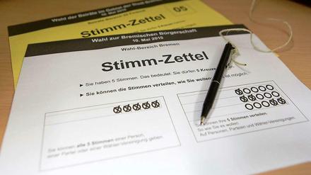 Bremen hat gewählt - wenn auch mit sehr niedriger Beteiligung. 