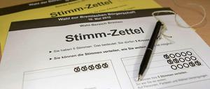 Bremen hat gewählt - wenn auch mit sehr niedriger Beteiligung.