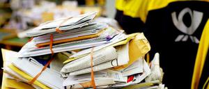 Bleibt alles liegen: Die Warnstreiks bei der Post gehen weiter. 
