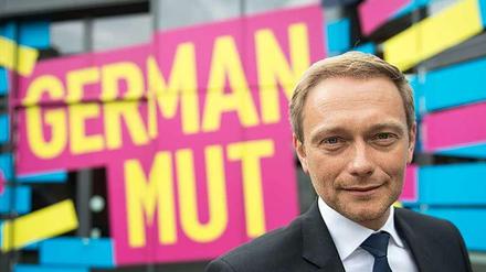Christian Lindner und sein Motto. 
