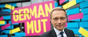 Christian Lindner und sein Motto. 