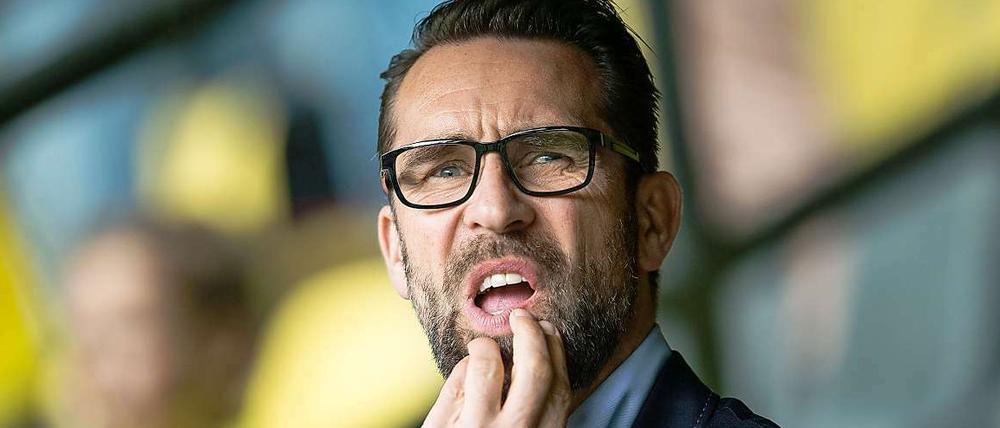 Michael Preetz würde einen dritten Bundesliga-Abstieg als Hertha-Manager wohl nicht im Amt überstehen.