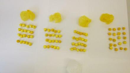 Die sichergestellten Drogen.